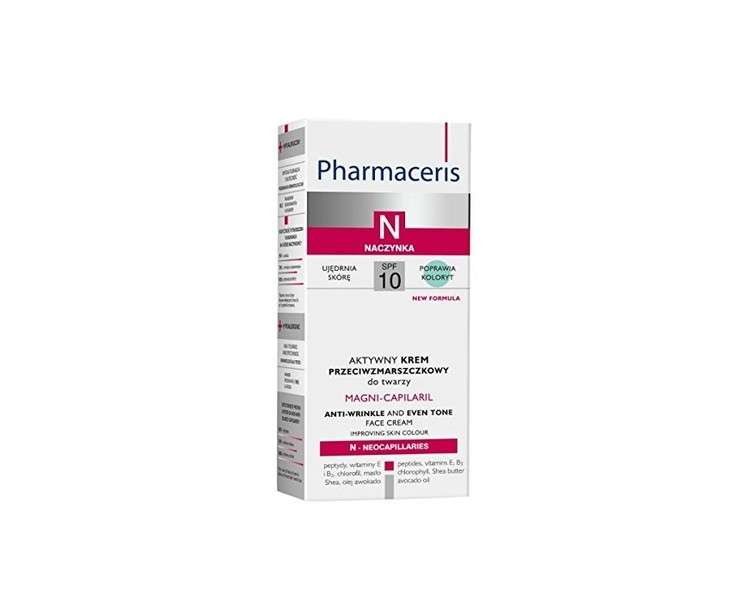 Eris Pharmaceris N MAGNI-CAPILARIL Active Anti Wrinkle Cream with SPF10