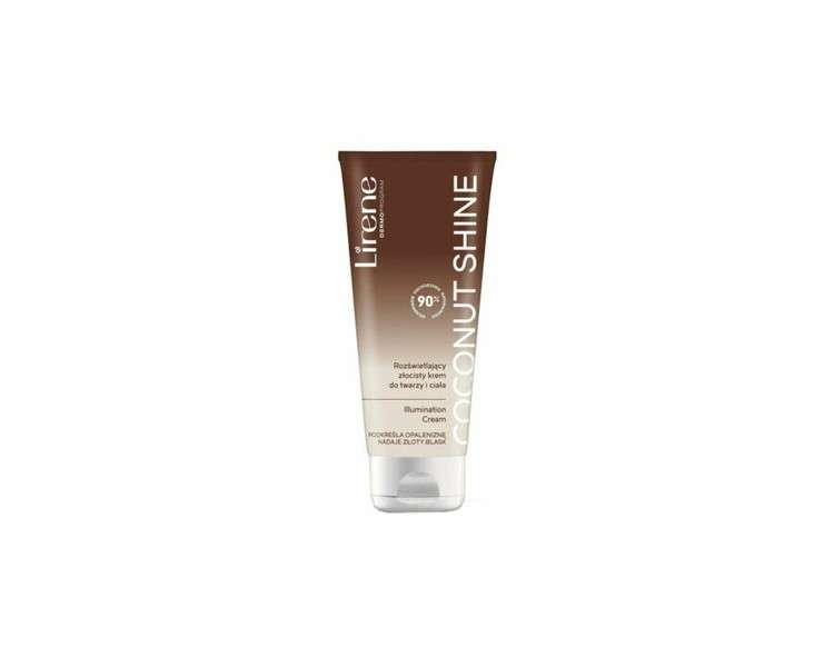 Lirene Coconut Shine Illuminating Golden Face and Body Cream 150ml