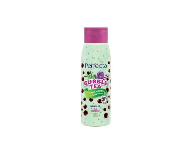Perfecta Bubble Tea Strong Nourishing Body Lotion with Saffron and Rosemary