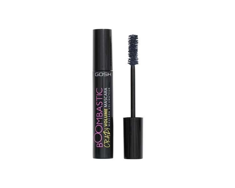 GOSH Boombastic Crazy Mascara for Extreme Volume and Long Lashes 004 Classic Grey