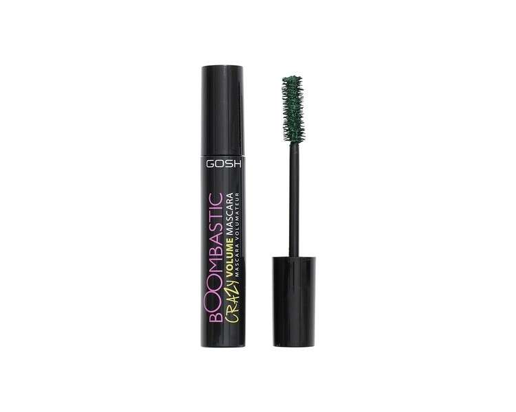 GOSH Boombastic Crazy Mascara for Extreme Volume and Long Lashes 003 Olive Green