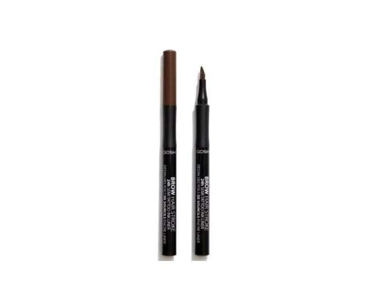 GOSH Brow Hair Stroke 24h Semi-Permanent Tattoo Ink 003 Dark Brown