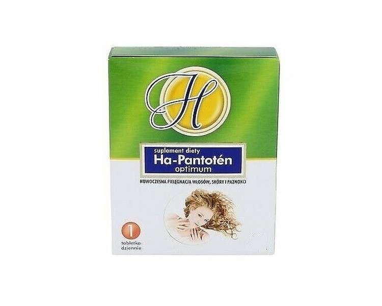 Ha-Pantoten Optimum 120 Tablets for Beautiful Hair Skin and Nails