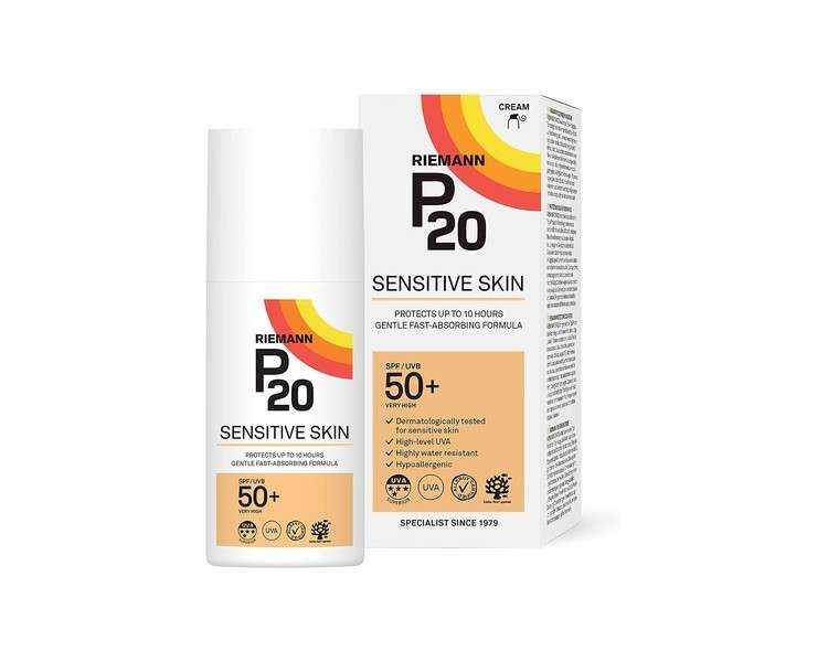Riemann P20 SPF50+ Sensitive Skin Sun Cream 200ml