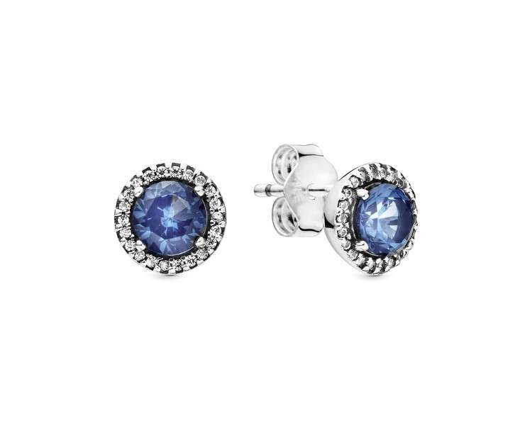 Pandora 296272C01 Bright Blue Earrings