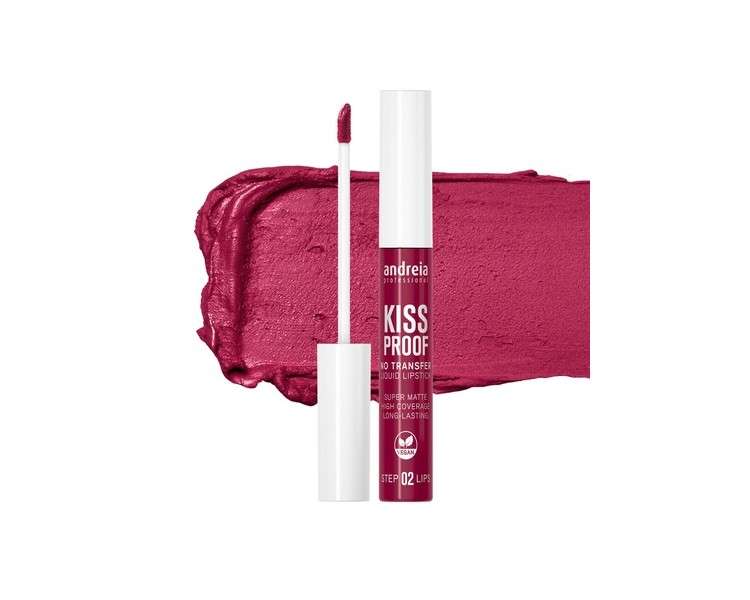 Andreia Professional Lips No Transfer Kiss Proof Lipstick 03 Deep Magenta