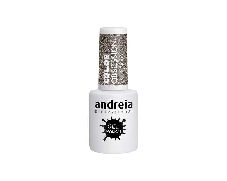 Andreia Semi-Permanent Nail Polish Collection OB1 Champagne Glitter 10.5ml