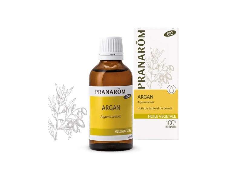 Pranarôm Organic Sweet Almond Vegetable Oil 50ml with Argan Oil