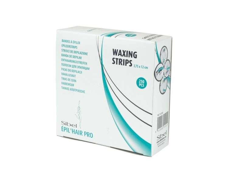 Sibel Small Depilatory Strips in Dispenser made of Non-Woven Fabric