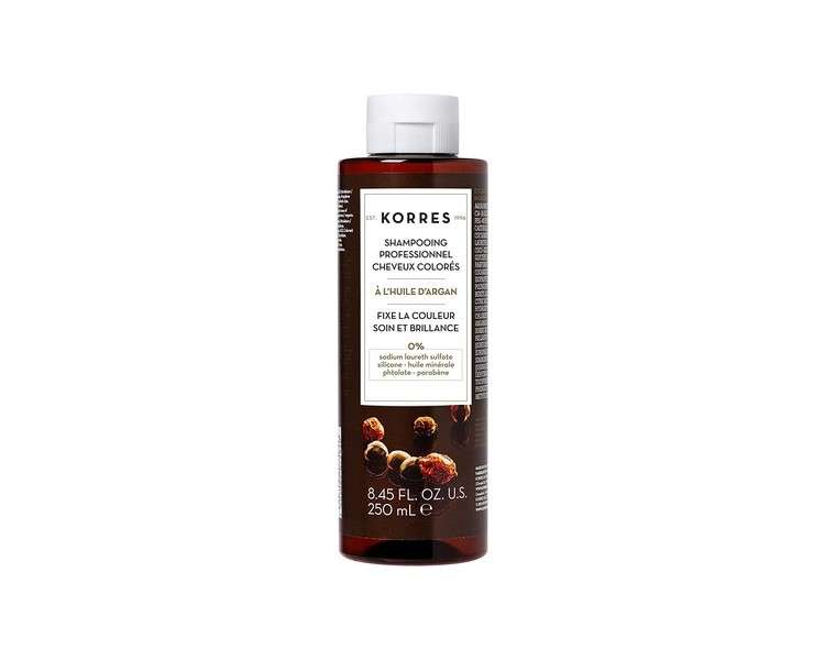 KORRES Argan Oil Shampoo Cleansing and Care for Coloured Hair 250ml