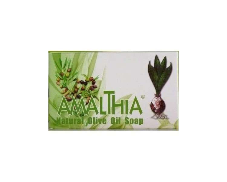AMALTHIA Olive Oil Natural Soap with Wild Onion for Hair Loss 125g