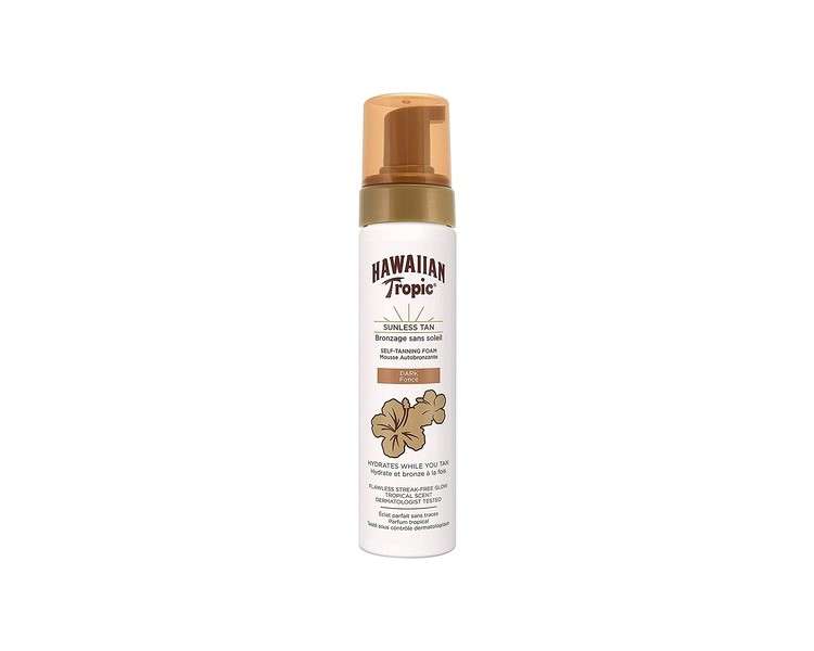 Hawaiian Tropic Self Tanning Foam Dark 200ml