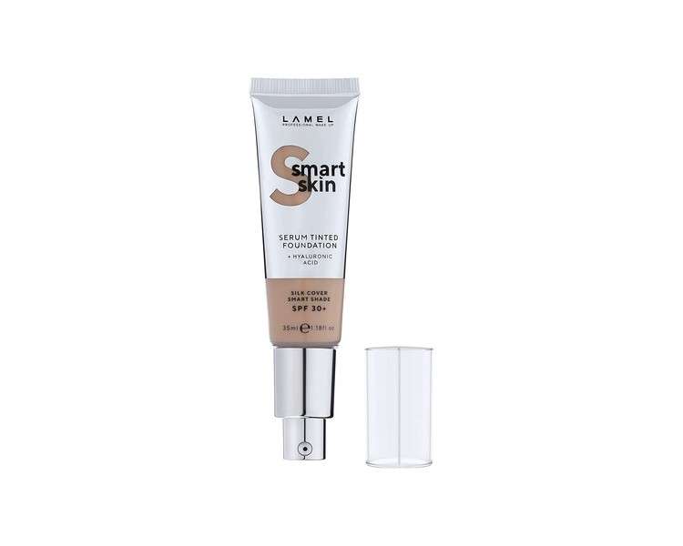 Lamel Smart Skin Serum Tinted Foundation Moisturizing and Even Skin Tone Sand N. 404