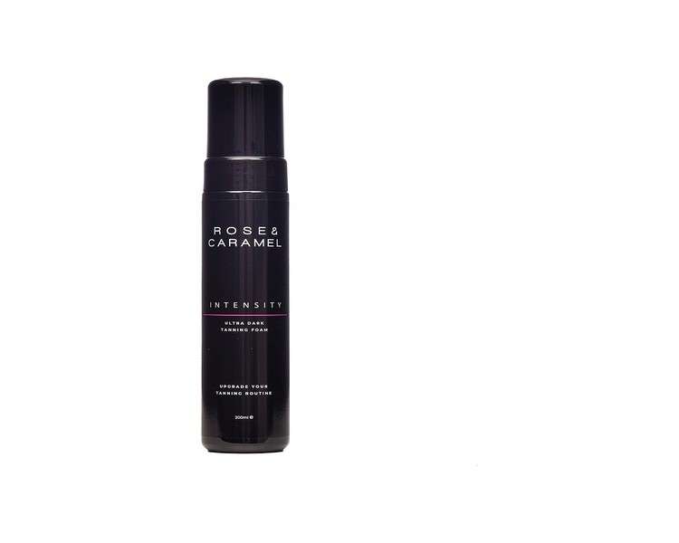 Rose & Caramel Intensity Dark Ultra Dark Bronzed Self Tanning Mousse 200ml - Best Tan