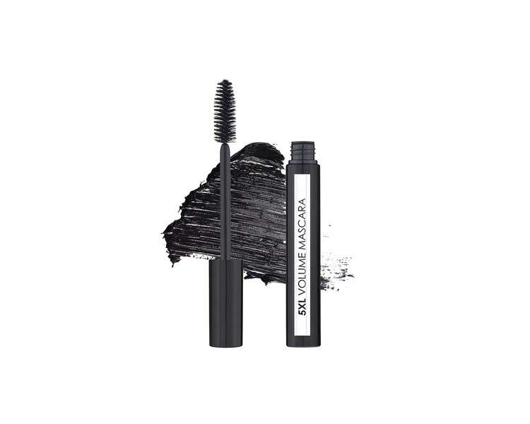 Lamel Mascara Natural and Organic Waterproof Voluminous Black Clear Formula 10ml - 5XL