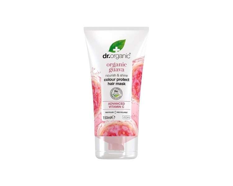 Dr Organic Guava Colour Protect Hair Mask Natural Vegan Cruelty Free 150ml