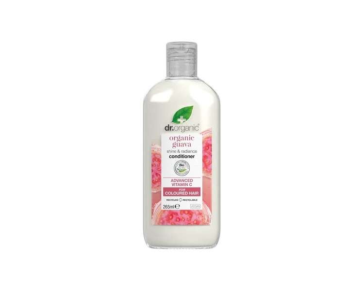 Dr Organic Guava Conditioner with Vitamin C for Coloured Hair 265ml