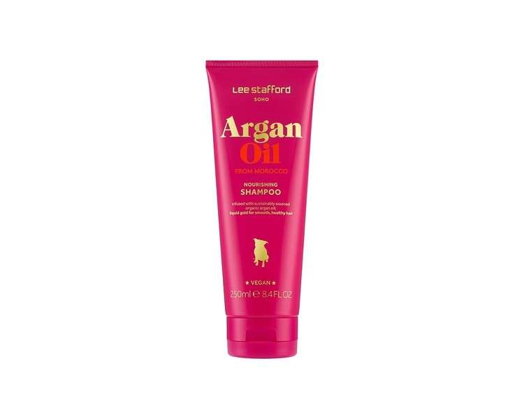 Lee Stafford ArganOil Nourishing Hair Shampoo to Rehydrate Dry Coarse Damaged Hair