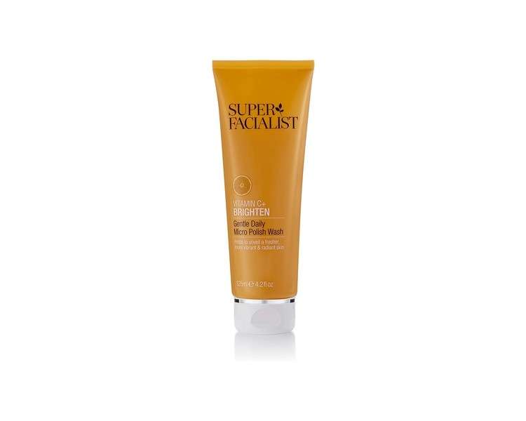 Super Facialist Vitamin C + Brighten Gentle Daily Micro Polish Wash with Biodegradable Micro Beads 125ml