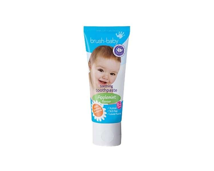 Brush-Baby Teething Toothpaste Stage 2 Applemint Flavour 50ml