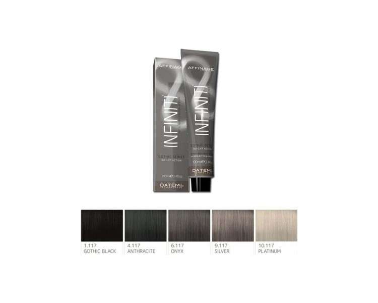 Affinage Infiniti Gothic Grey Series Permanent Hair Colour 10.117 Platinum