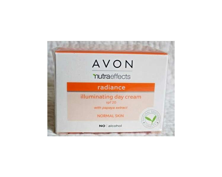 Avon Nutra Effects Radiance Illuminating Day Cream SPF20 50ml - Brand New