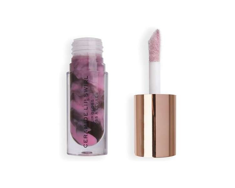 Makeup Revolution Lip Swirl Ceramide Gloss Lipgloss 4.5ml Cherry Mauve