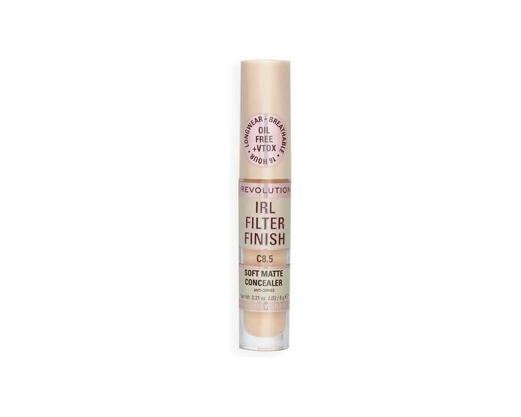 Makeup Revolution IRL Filter Finish Concealer Medium to Full Coverage C8.5 6g