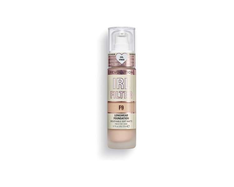 Makeup Revolution IRL Filter Longwear Foundation F9 23ml