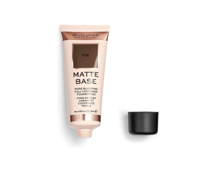 Makeup Revolution Matte Base Foundation F16 28ml