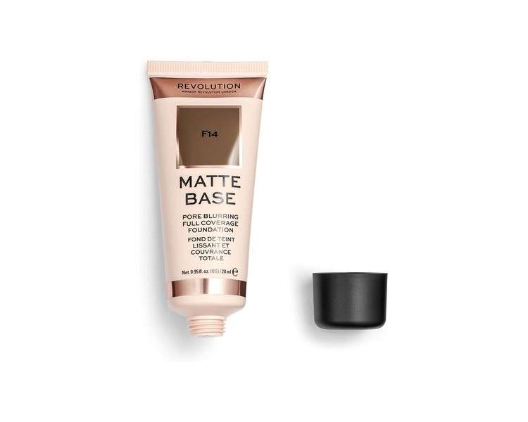 Makeup Revolution Matte Base Foundation F14 28ml