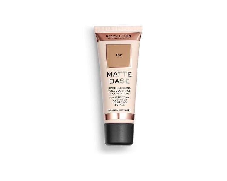 Makeup Revolution Matte Base Foundation F12 28ml