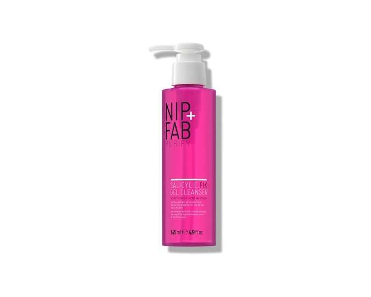 Nip + Fab Salicylic Fix Gel Face Cleanser with Niacinamide and Hydrating BHA 145ml