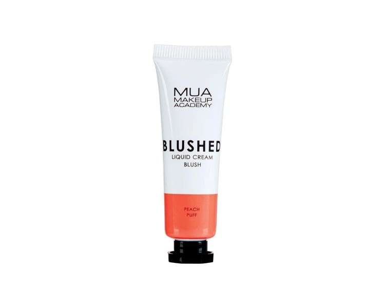 MUA Make Up Academy Blushed Liquid Cream Blusher Cosmetics Peach Puff