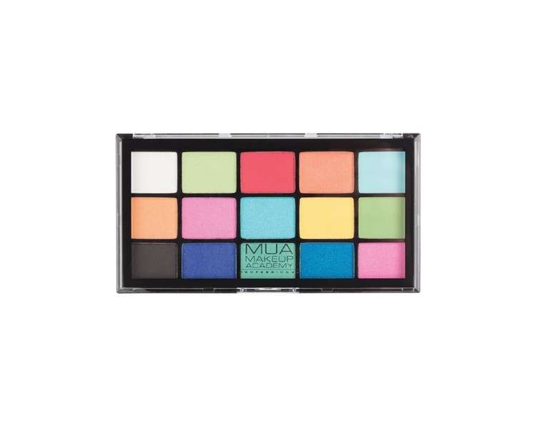 MUA Pro 15 Shade Colour Burst Eyeshadow Palette