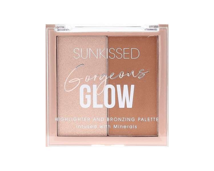 Sunkissed Gorgeous Glow Highlighting and Bronzing Palette 10g