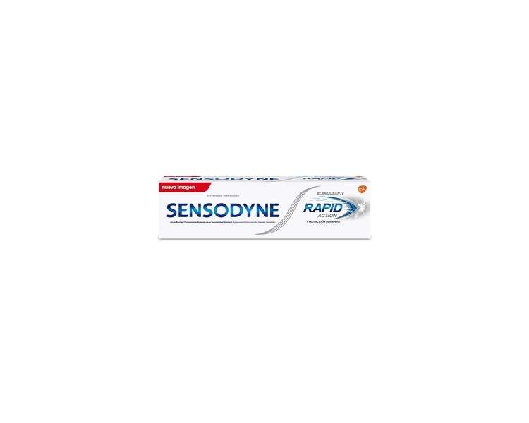 Sensodyne Rapid Action Whitening Toothpaste 75ml