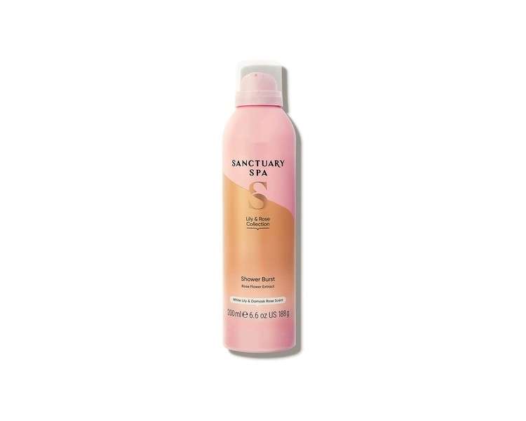 Sanctuary Spa Lily & Rose Shower Burst Shower Foam 200ml