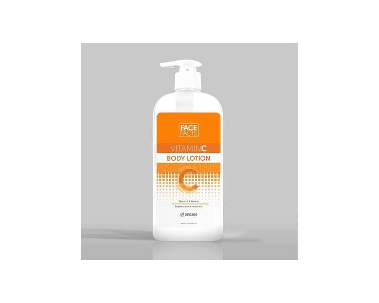 Face Facts Vitamin C Body Lotion Brighten and Revive 400ml