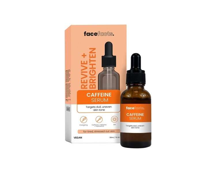 Face Facts Energising Facial Serum Hydrates and Awakens Tired Skin 30ml