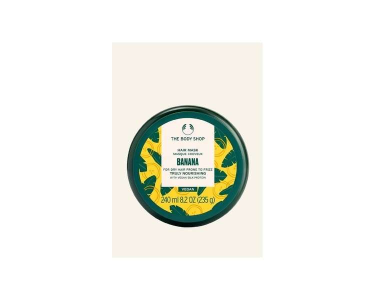 The Body Shop Banana Truly Nourishing Hair Mask for Frizz Ease and Dry Hair 240ml