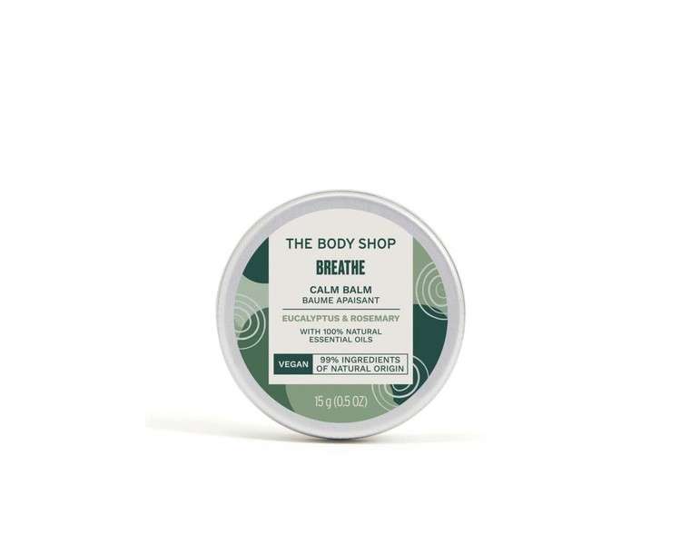 The Body Shop BREATHE Calm Balm with Eucalyptus and Rosemary Essential Oils 15g