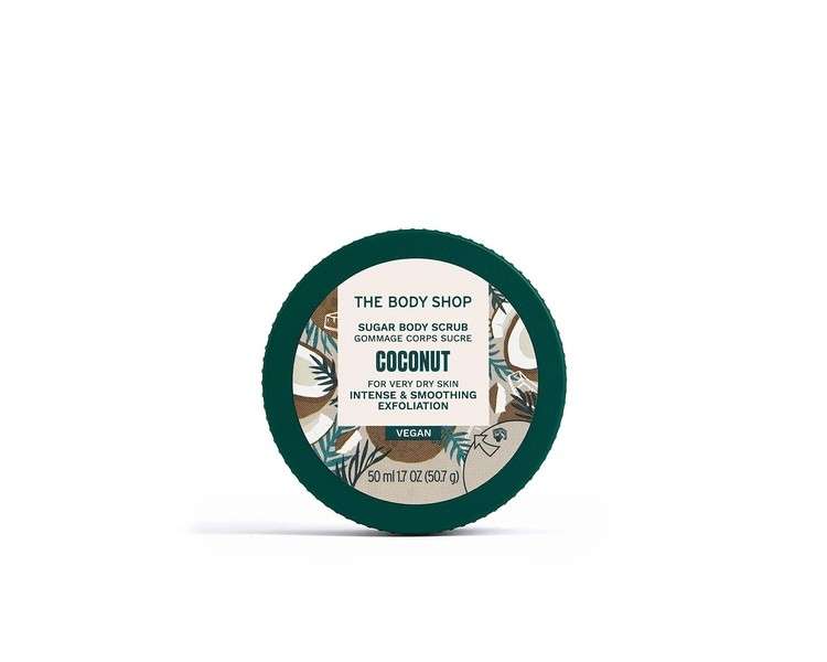 The Body Shop Coconut Body Scrub Exfoliator 50ml 1.70 Ounce