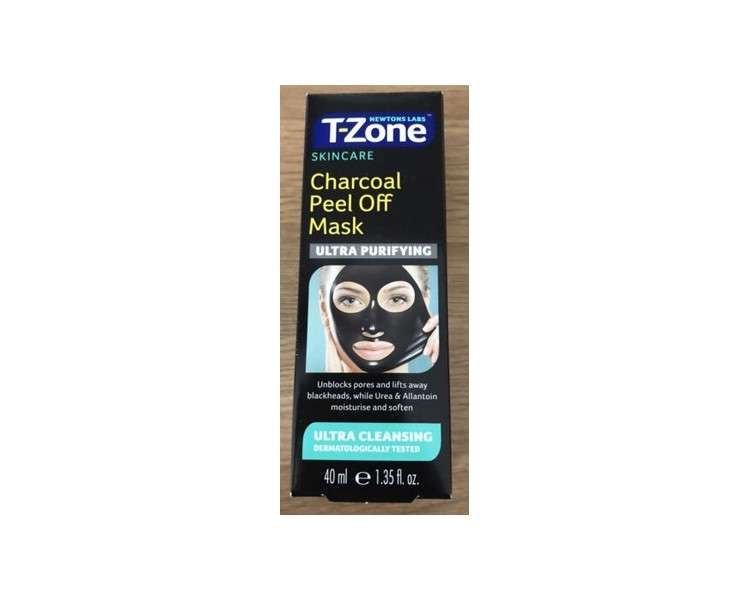 New T-Zone Charcoal Black Peel Off Mask 40ml