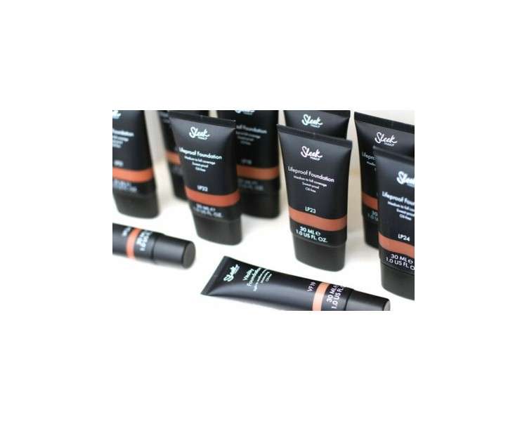 Sleek Makeup Lifeproof Foundation Medium To Full Coverage Sweat Proof Oil Free Lp07 30ml