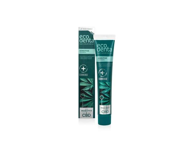 Toothpaste with Cannabidiol and Probiotics 75ml for Sensitive Teeth