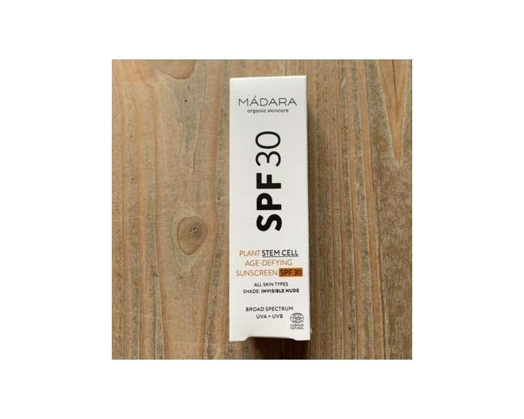 Madara Age-Defying Sunscreen Spf30 Face 10ml Travel Size, New