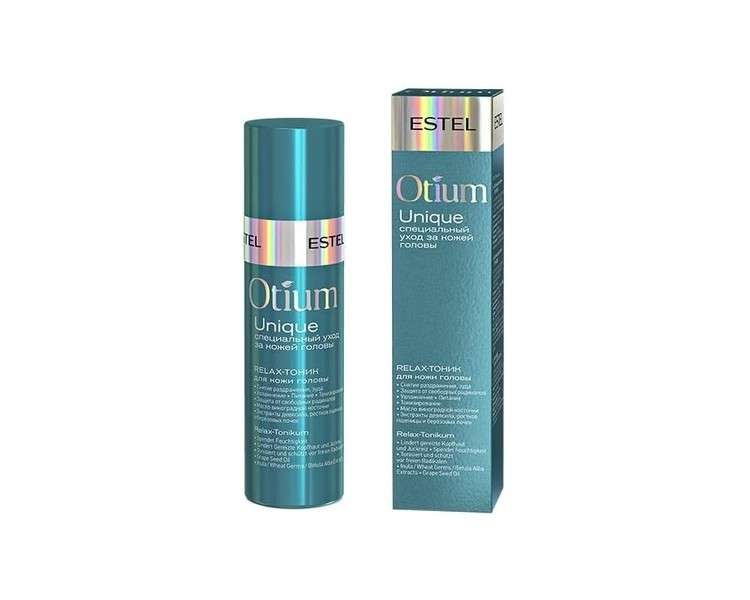 Estel Otium Unique Relax Scalp Tonic 100ml Soothes Scalp and Strengthens Hair Roots