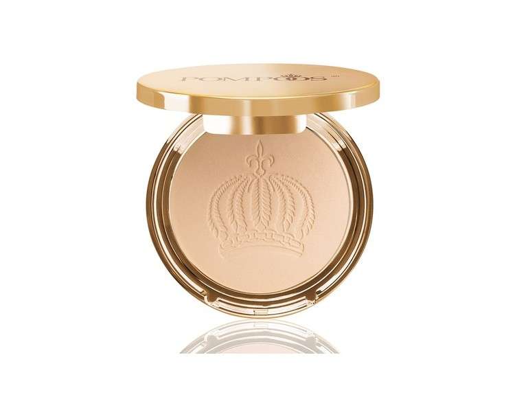 Harald Glööckler Pompöös Cosmetics Pressed Powder Compact with Puff Makeup for Complexion 9g - Shade 01 Sand