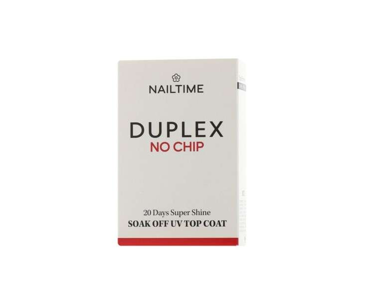 Nailtime Duplex No Chip Soak Off UV Top Coat 8ml